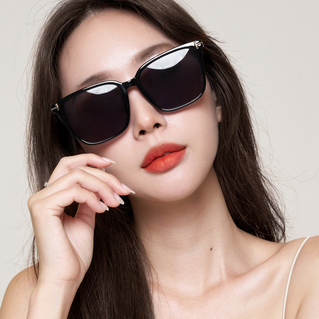 누엘레맨 누엘레멘 빅사이즈 오버핏 사각 뿔테 데일리 기본 패션 선글라스