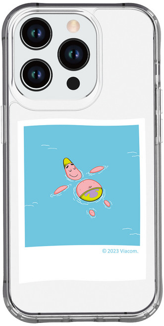 스폰지밥 에어풀가드 휴대폰 케이스, 뚱이 수영