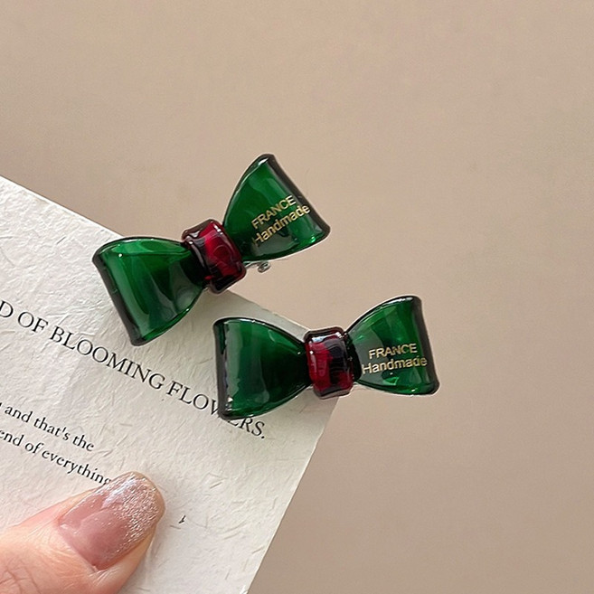 걸핀스 미니 리본 셀룰로오스 포인트 집게핀 1549 2p