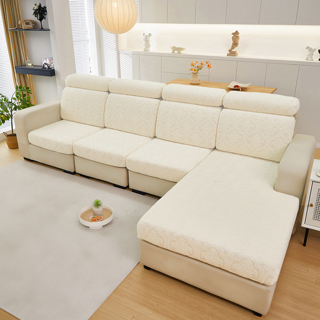 데이소이 고급 디자인 소파커버, 02 화이트, 1개