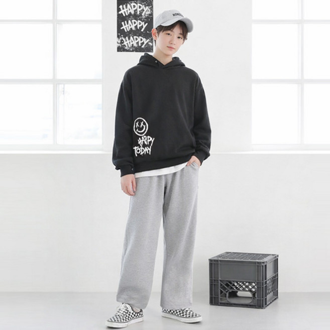 나나주니 아동용 그래피티 후드티 + 와이드 바지 세트