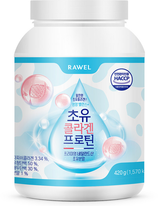 로엘 초유 콜라겐 단백질 복합 프로틴 파우더, 420g, 1개