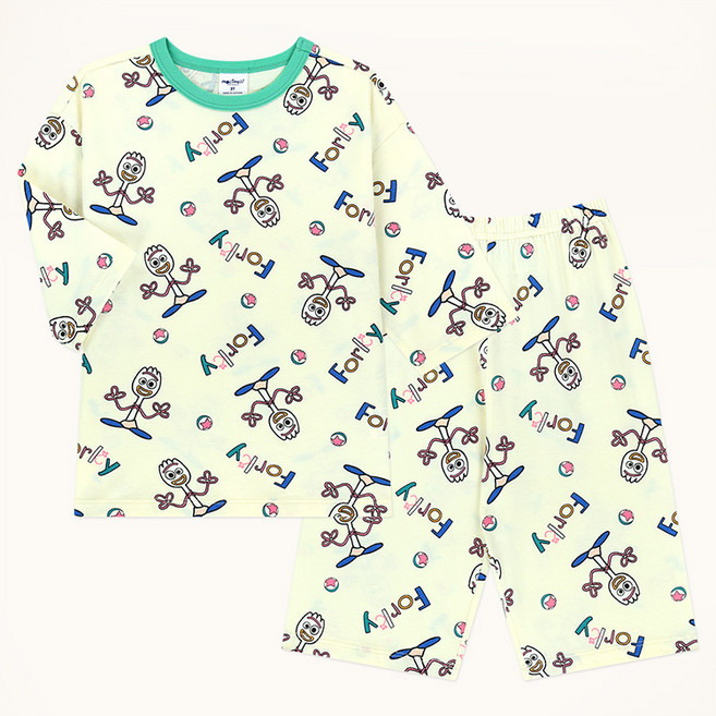 몰리멜리프렌즈 아동용 픽사 토이스토리 포키7부 실내상하복 세트