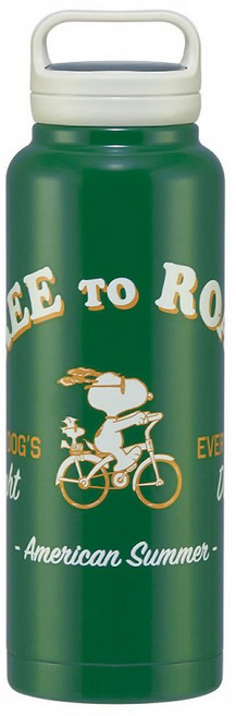 스케이터 피너츠 스누피 픽업 대용량 스틸 보틀 STSC12, 혼합색상, 1200ml