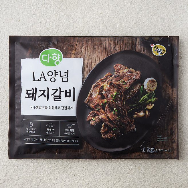 다향 LA양념 돼지갈비, 1kg, 1개