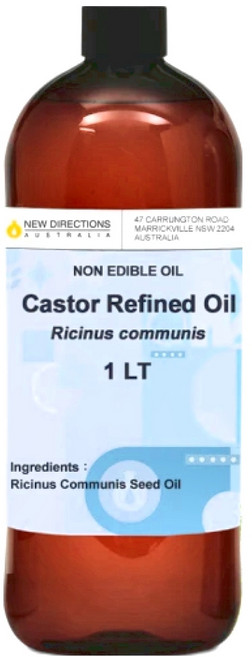 NEW DIRECTIONS 新方向 基底油/按摩油/保濕油/基礎油/蓖麻油, 1個, 1L