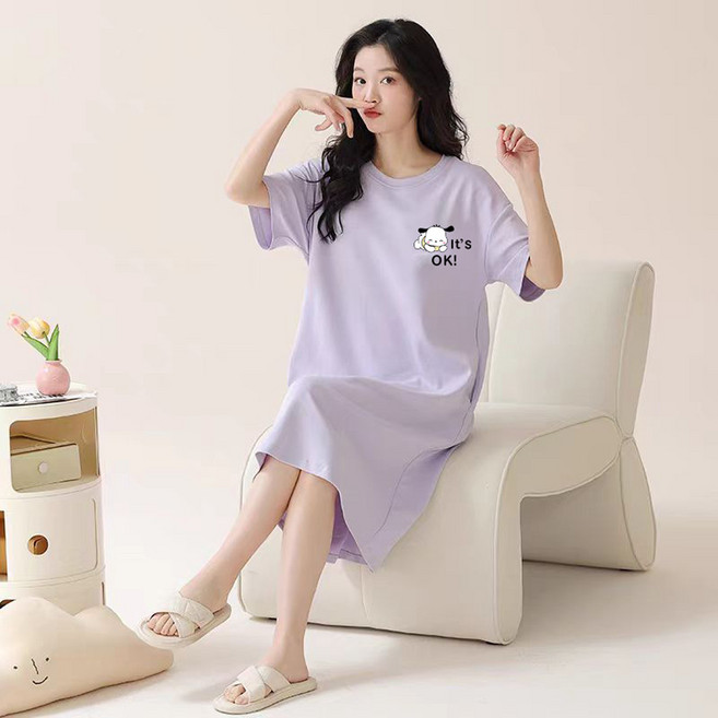 비올라 여성용 실내용 홈웨어 원피스 Vio0043