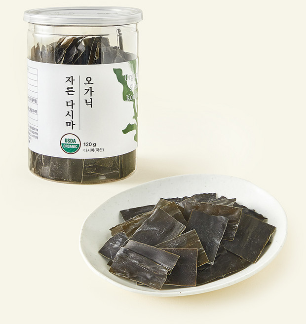 기장물산 USDA 오가닉 인증 자른 다시마, 120g, 1개