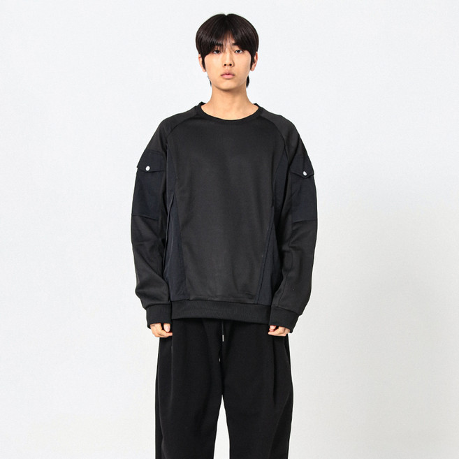 Cramp 大尺碼俱樂部 寬版復古大學T