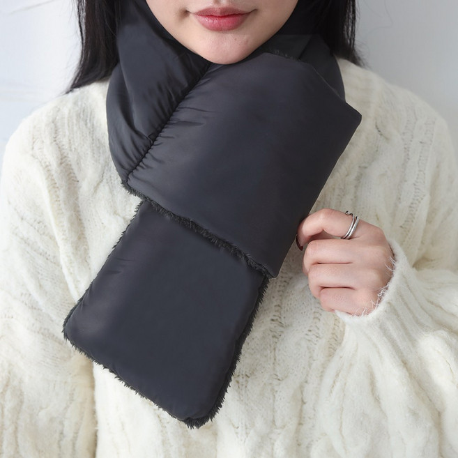 코지앤칠 방한 패딩 목도리