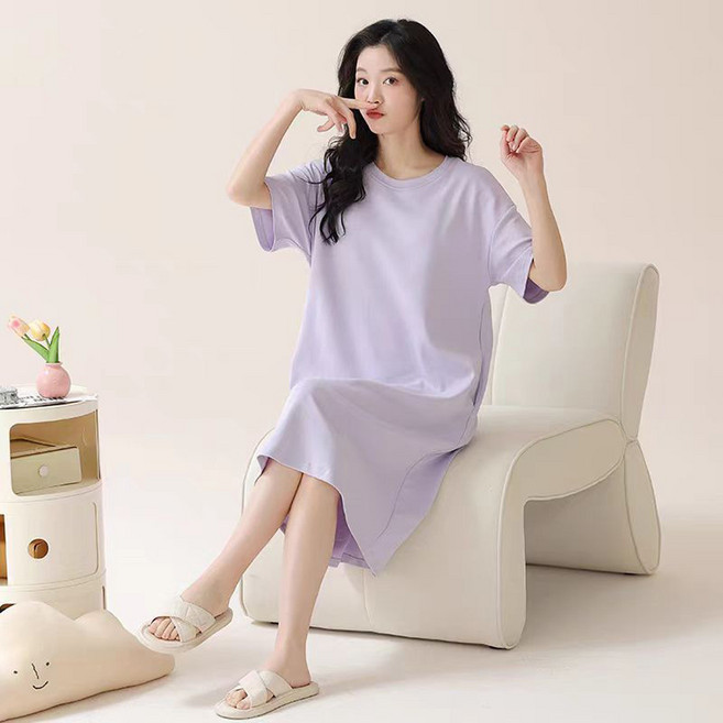 비올라 여성용 실내용 홈웨어 원피스 Vio0042