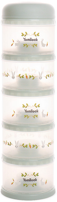 요미락 래빗 분유 케이스 5단, 민트, 1개