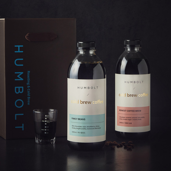 훔볼트 콜드브루 커피원액 1000ml x 2종 선물세트 H10, 2L, 1세트