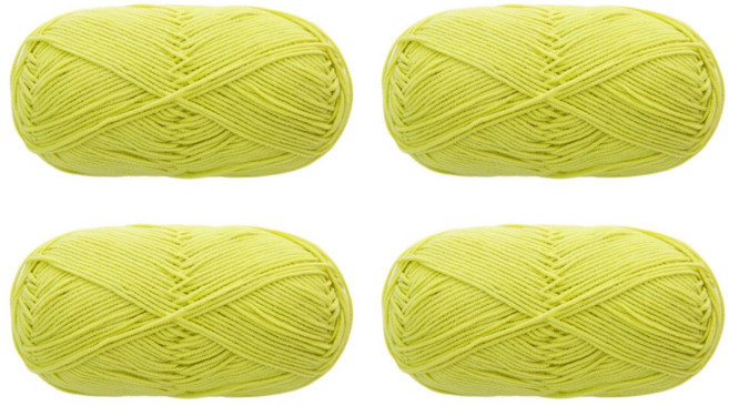 파메라 파스텔톤 뜨개실 M06, 타입13, 4개