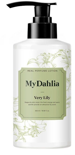 마이달리아 리얼 퍼퓸 바디로션 베리 릴리향, 500ml, 1개