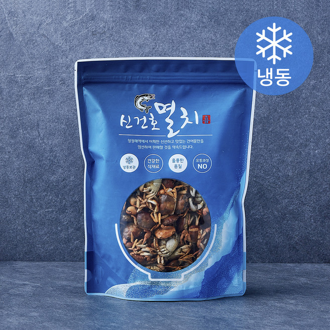 신건호멸치 베이비크랩 튀김 육수용 (냉동), 1개, 150g