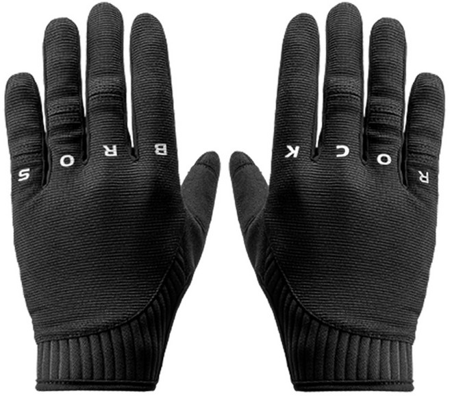락브로스 라이드브로 스마트폰터치 자전거장갑 S777BK, 블랙, 1개