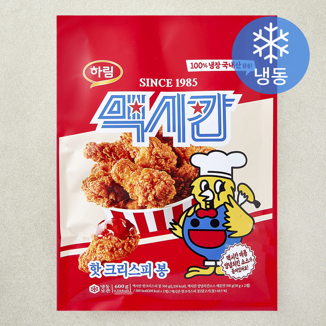 맥시칸 핫크리스피 봉 (냉동), 600g, 1개