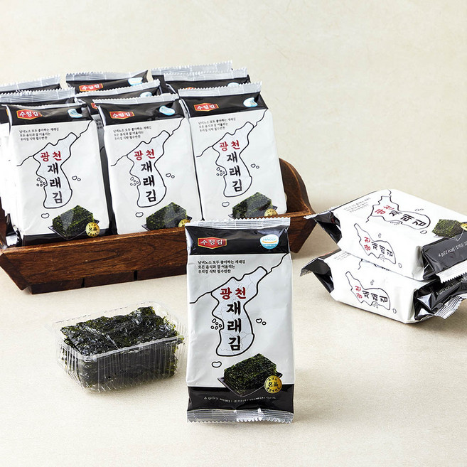수정김 광천 재래김, 4g, 16개, 1개입