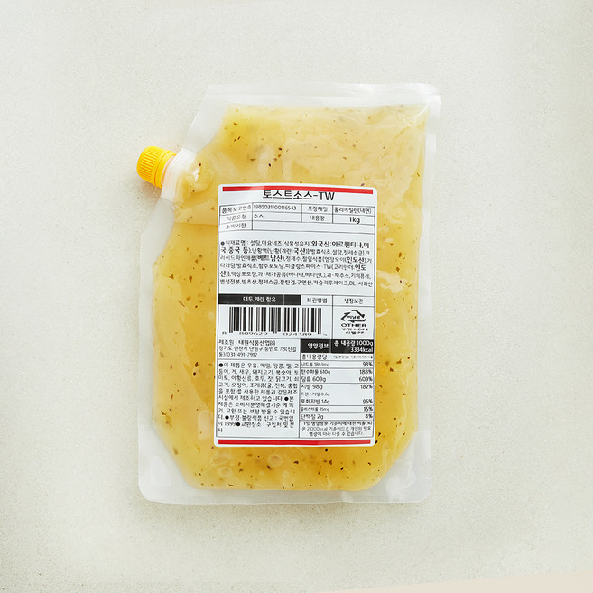 토스트 소스 TW, 1kg, 1개
