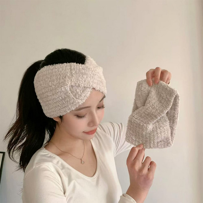 스타일플래닛 극세사 소프트 세안 헤어밴드 2p 세트