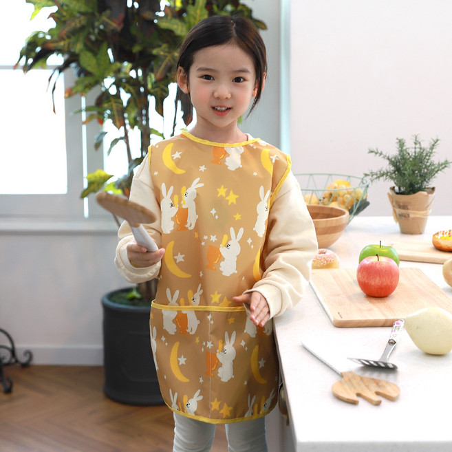 베베슈에뜨 레인보우슈에뜨 아동용 요리 체험 메쉬 방수 가운