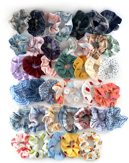 ROJI 헤어슈슈 곱창 머리끈 41p 세트