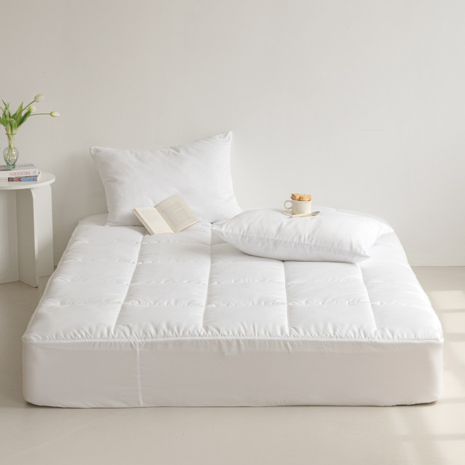 누빔 토퍼 밴드형 매트리스 커버 5cm