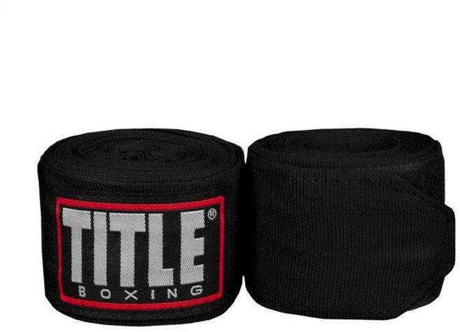 TITLE BOXING 半指手綁帶, 黑色的, 1雙