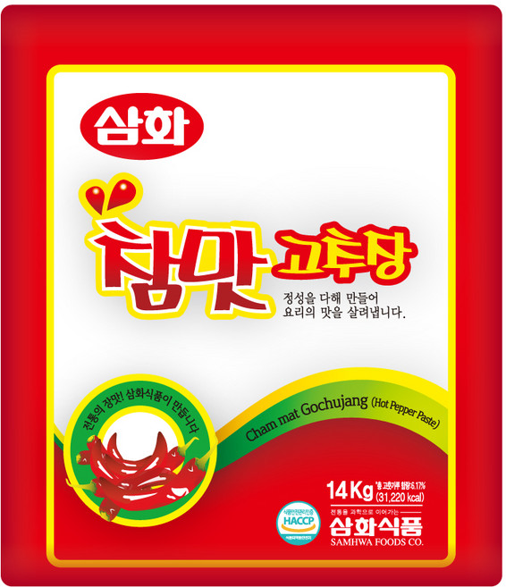 삼화식품 참맛 고추장, 14kg, 1개