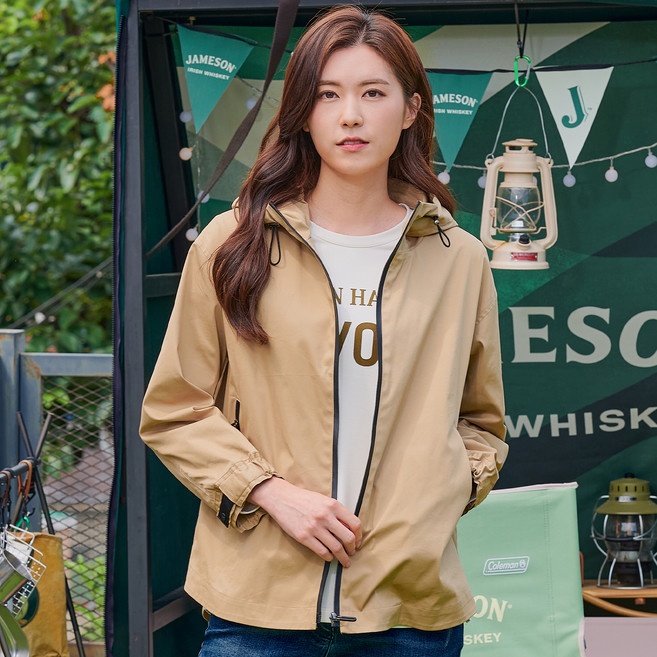 지센 여성용 리사이클 후드 점퍼 LSJPL973