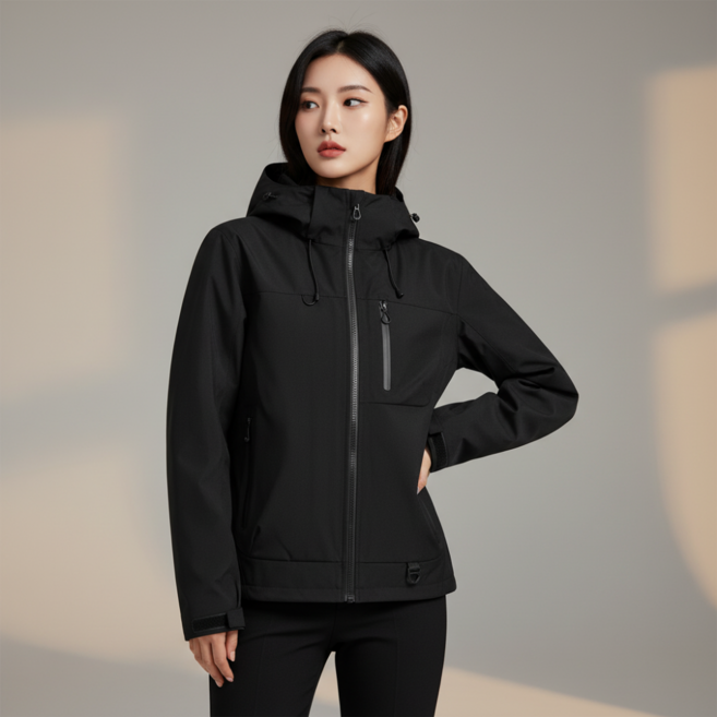 Goodif 女款戶外登山健行跑步防風連帽夾克