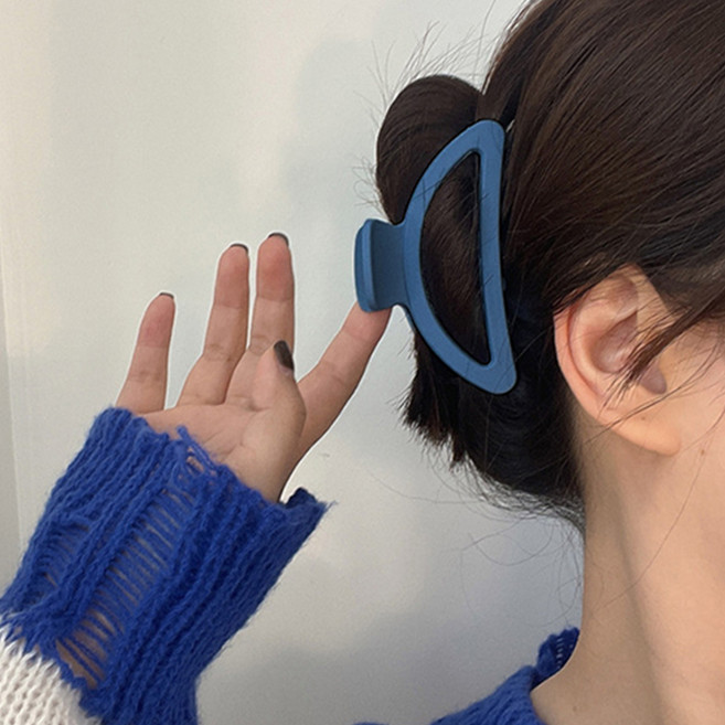 젤루나 무광 라운드 반묶음 집게핀 H-39