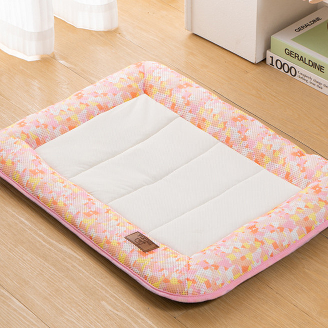 웨이비데이즈 반려동물 여름 패턴 매트 방석, TYPE 3, 1개