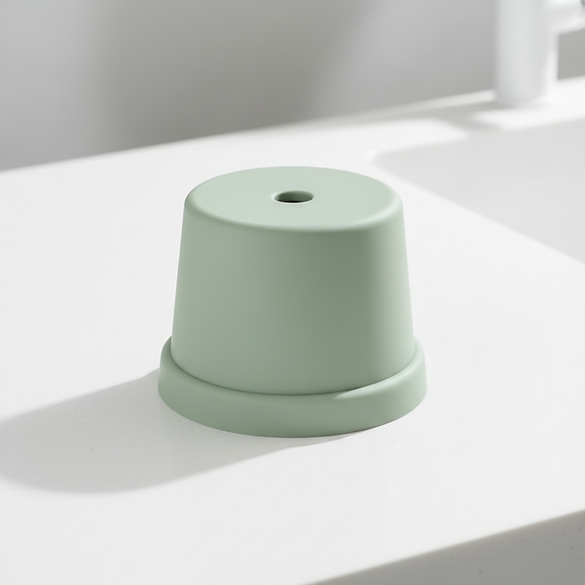 조인메이드 심플 디자인 욕실 스툴, 그린