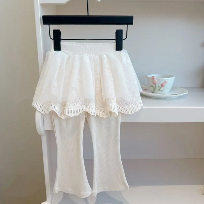 아동용 에버 그린 치마 레깅스