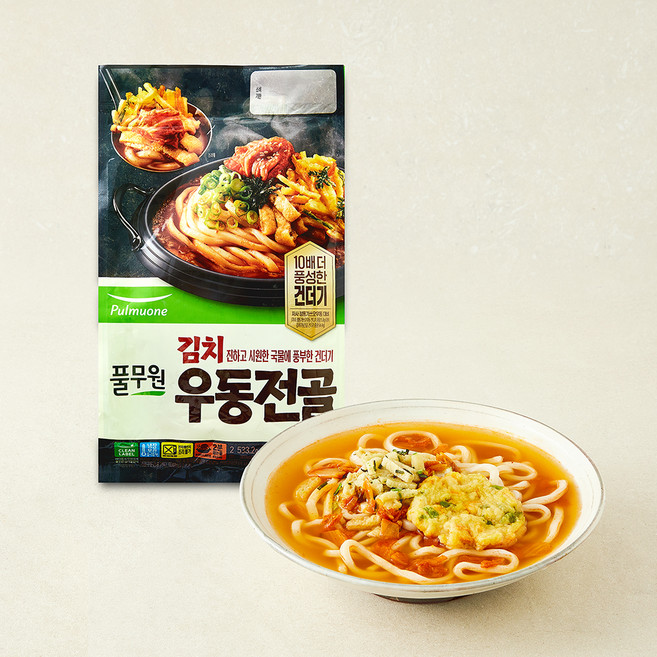 풀무원 김치우동 전골 2인분, 533.2g, 1개