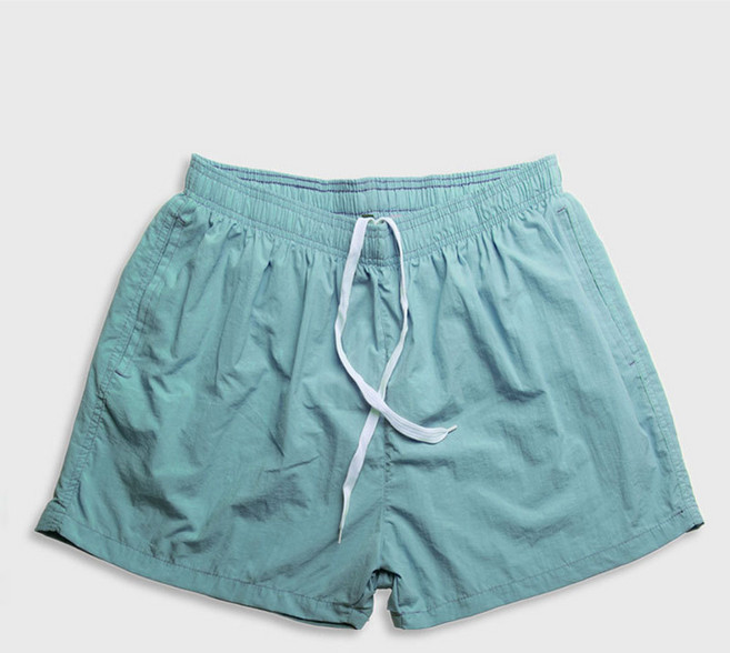 男士海灘衝浪游泳短褲, 薄荷綠