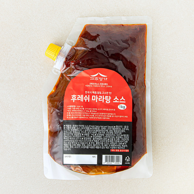 고추명가 후레쉬 마라탕소스, 1kg, 1개