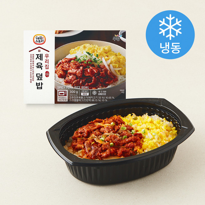 쉐프스토리 우리집 제육덮밥 (냉동), 300g, 1개
