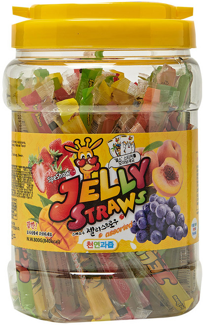 스페쇼우 젤리 스트로우 42p, 1개, 800g