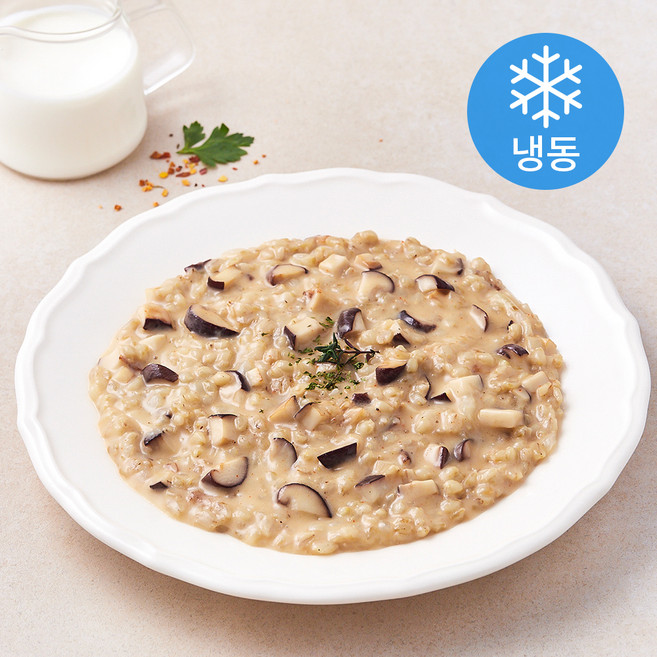 쿡솜씨 통보리 크림 리조또 밀키트 (냉동), 430g, 1개