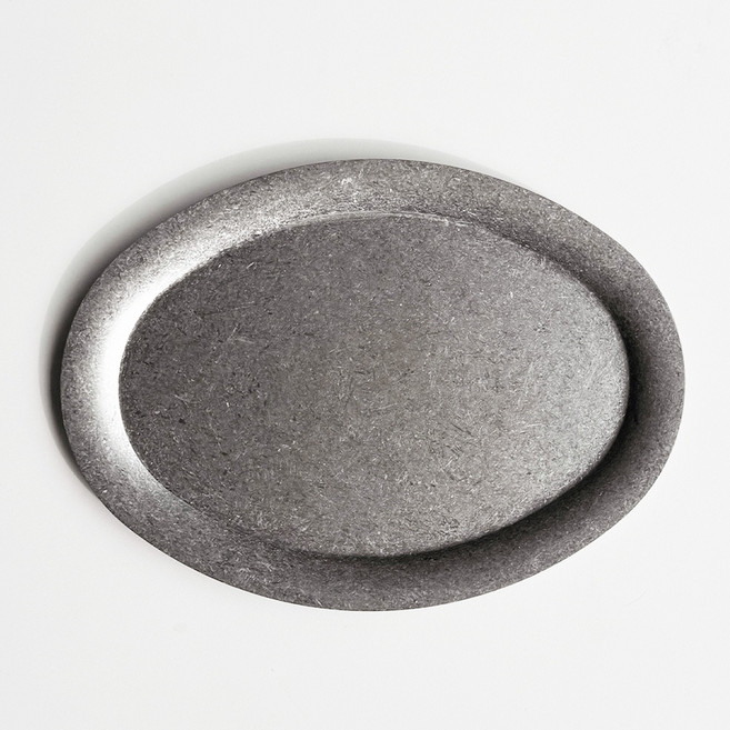 아카시아 빈티지 오벌 트레이, 1개