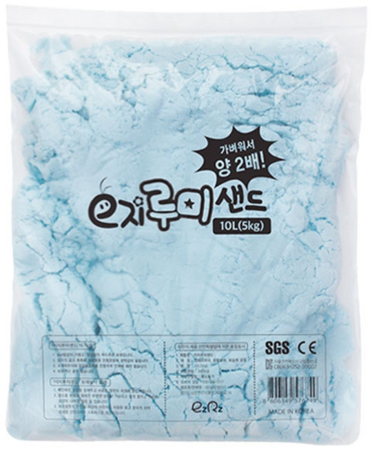 EzRz 모래놀이 루미샌드 대용량 리필 10L, 하늘, 5kg, 1개