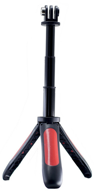 쵸미앤세븐 고프로 쇼티 호환 익스텐션 폴 삼각대, 단일상품(레드), 1개