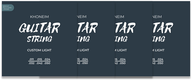 코네임 어쿠스틱 통기타 스트링 6줄 4세트, 4W223(011), 혼합색상, 1개