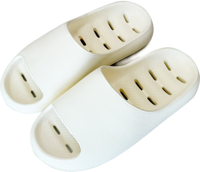 글랑앤 미끄럼방지 욕실화 실내화 여성용, 아이보리, 1개