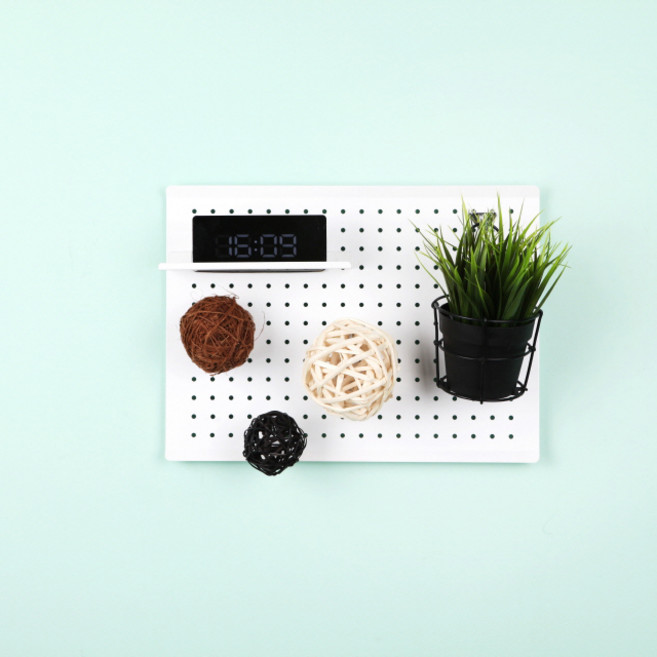 타공판닷컴 인테리어 엣지 타공판 300 x 400mm, 1개, 화이트