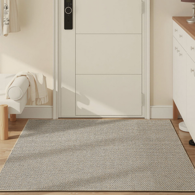 난리시스터즈 사무실 발매트 업소용 현관매트, 비날리 카키, 1개