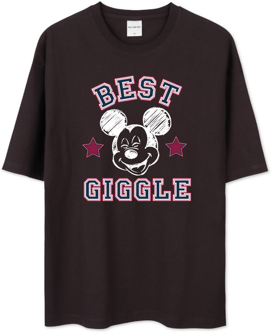 벤힛 디즈니 미키 오버핏 빅사이즈 반팔티셔츠 DNMKOM1019F
